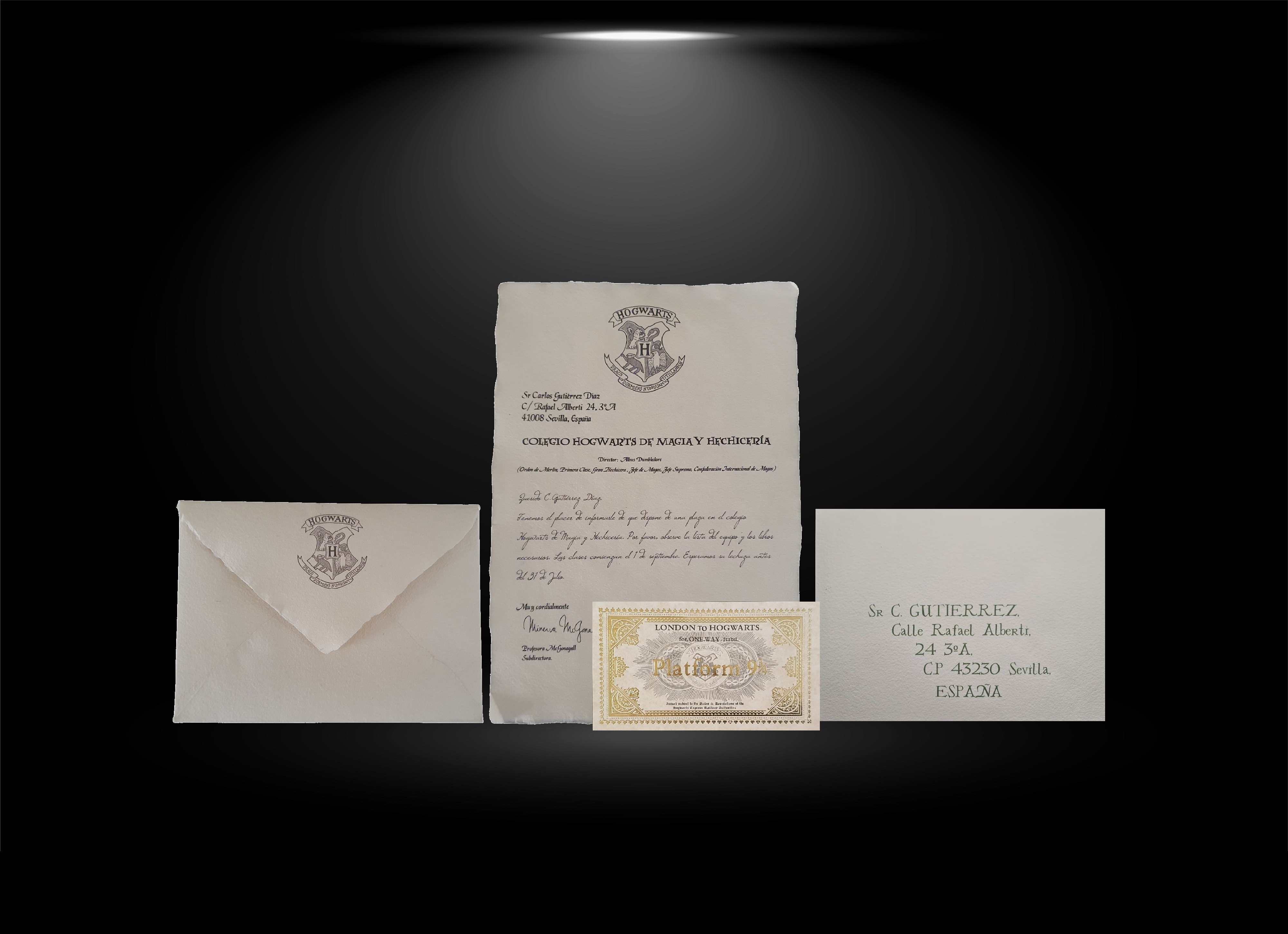 Carta Hogwarts